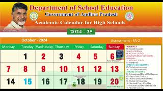 AP High School Academic Calendar 202425 [upl. by Dor114]