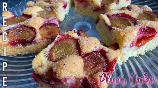 Juicy Plum Cake  Ragys Cooking [upl. by Orthman]