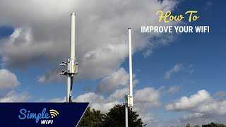 How to increase your routers WiFi signal using high power antennas 24Ghz5Ghz [upl. by Aihsyn]