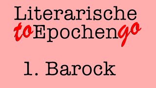 Barock to go Die literarische Epoche in 5 Minuten [upl. by Llemej]