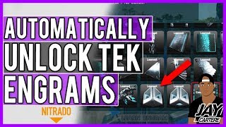 ARK PS4 Server Tips  How To Automatically Unlock Tek Engrams On Your Nitrado Server [upl. by Gratt]