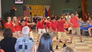 Modern Tinikling by Charlette Domingo SoMD FilAm Fiesta 2015 [upl. by Marcy586]