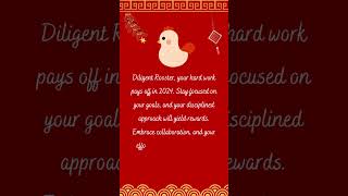 Year of the Dragon Chinese Zodiac Prediction Rooster 鸡 [upl. by Risley438]