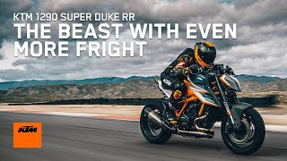 The KTM 1290 SUPER DUKE RR – THE BEAST with even more fright  KTM [upl. by Anirehtak13]