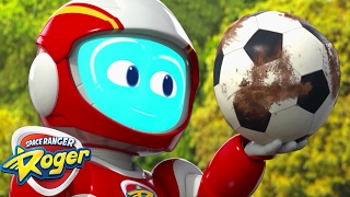 Space Ranger Roger  Rogers Soccer Shock  HD Full Episode 4  Videos For Kids [upl. by Coltun]