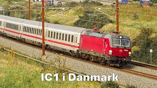 DSB Vectron  DB IC1 i Danmark [upl. by Leiba473]