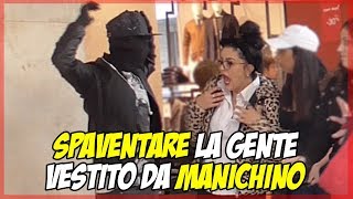 SPAVENTARE la gente vestito da MANICHINO  Halloween Horror Prank [upl. by Sykes]