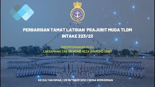 Perbarisan Tamat Latihan Perajurit Muda TLDM Pengambilan 22322 [upl. by Enaywd990]