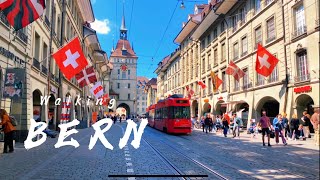 Beautiful Bern  Switzerland 🇨🇭 Walking Tour  4K [upl. by Tish]