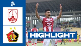 Highlight  Persis Solo VS Persik Kediri  Pekan 25 [upl. by Ymmas661]