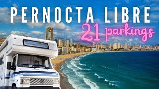 PERNOCTA LIBRE en BENIDORM 🚍 21 sitios para PERNOCTAR con tu AUTOCARAVANA o CAMPER 🔝 NEVERA VEVOR 🧊 [upl. by Bunch]