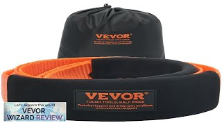 VEVOR Recovery Tow Strap 3 inches 8 feet 36000 lbs Break Strength Review [upl. by Akimert]