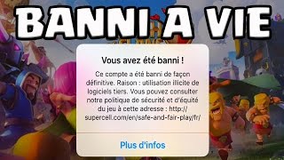 Clash of Clans  BANNI à VIE  Le BAN sur Clash [upl. by Nurav]