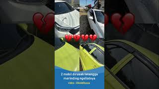 DUA MOBIL DI SIRAM AIR KERAS OLEH TETANGGA [upl. by Sproul]