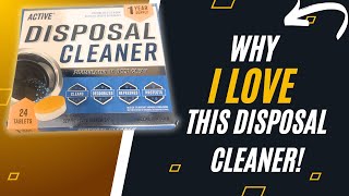 Review and Demo of Garbage Disposal Cleaner Deodorizer Tablets [upl. by Yanrahc]