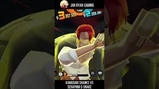 EX Kamusari Shanks vs EX Seraphim SSnake  One Piece Bounty Rush [upl. by Hutt]