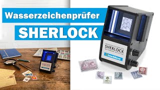 Geheimnisse Ihrer Briefmarken sichtbar machen Wasserzeichenprüfer SHERLOCK [upl. by Bunder]