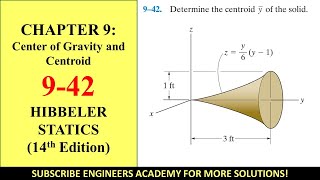 942  Center of Gravity and Centroid  Chapter 9  Hibbeler Statics 14th ed  Engineers Academy [upl. by Reinaldo561]