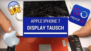 SUPER EINFACH iPhone 7 Display tausch  screen repair  Glas Wechseln Tauschen 47quot [upl. by Esereht]