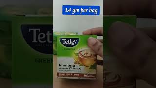 Lipton Green tea vs Tetley Green tea  Best Green tea Review [upl. by Hooper864]