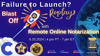 Experiencing Failure to Launch Blast off With Your Remote Online Notary Business 🚀 [upl. by Enaenaj]