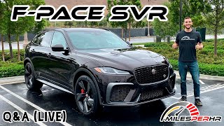 2021 Jaguar FPace SVR QampA Live [upl. by Benjamen]