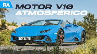 Lamborghini Huracán EVO Spyder 640 cv Uma máquina do tempo [upl. by Yerfej]