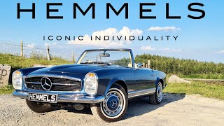 Driving A HEMMELS Mercedes 280SL Pagoda W113 The Hemmels Experience [upl. by Ymarej]