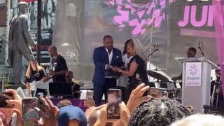 Phylicia Rashad receives Juneteenth legacy amp birthday performance by deborahcoxtv 🔥🔥🔥 full video [upl. by Sacken]