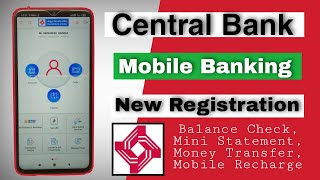 how to register central bank of india mobile banking  cbi mobile banking registration [upl. by Meluhs]