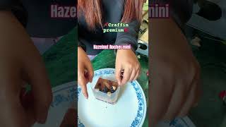 📌Cruffin Premium’Hazelnut Rocher Mini 10010dessertreviewshortsdailyshorts [upl. by Nicolis]