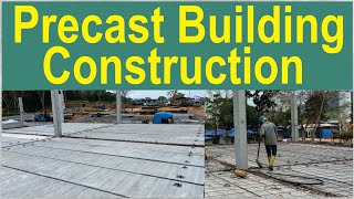 Precast Building Construction  Easy Construction Process  Structural Guide [upl. by Christi]