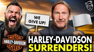 VICTORY Harley Davidson SURRENDERS and APOLOGIZES for WOKE Activism ENDS DEI after Biker Boycott [upl. by Auqinet]