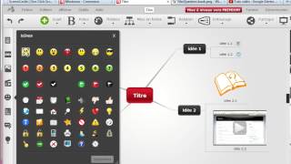 Tuto vidéo Mindomo  créer une carte mentale ou une carte conceptuelle [upl. by Amitak]