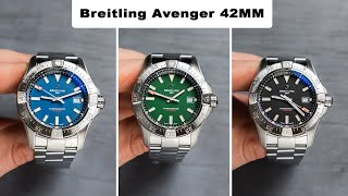 NEW Breitling Avenger 42mm HandsOn Review [upl. by Hamrnand]