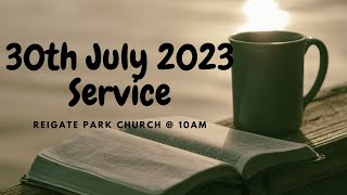 30th July 2023 Service [upl. by Basile]