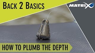 Coarse amp Match Fishing TV  Back 2 Basics How to plumb the depth [upl. by Yrallih]