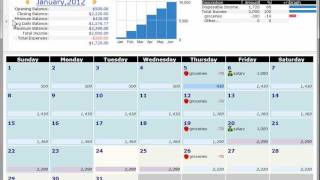 Budget Calendar Tutorial [upl. by Emie93]