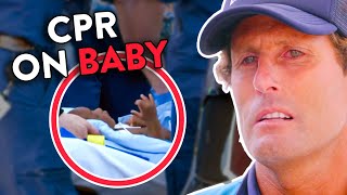 Clinically Dead  Real CPR Performed On Baby Boy [upl. by Arrat330]