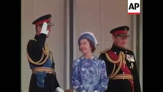 Queen Visits Her Army In Germany 1977  Silver Jubilee [upl. by Amarillis]