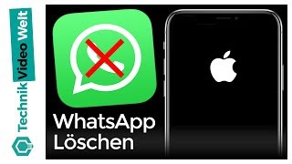 WhatsApp löschen iPhone [upl. by Ariaes]