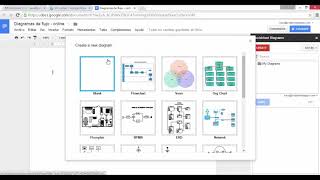 010 Cómo creo diagramas de flujo en los documentos de Google Drive [upl. by Oiciruam98]