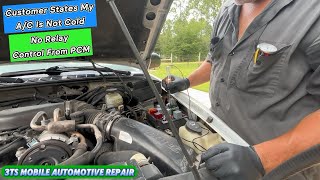 02 Chevy s10 blazer no ac  no relay control from pcm  easy fix [upl. by Ettevey]