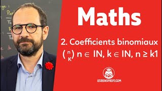 Coefficients binomiaux k parmi n propriétés 2  Maths  Terminale  Les Bons Profs [upl. by Mathi]