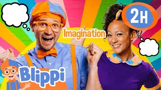 Southern California Childrens Museum  Blippi  Educational Kids Videos  Moonbug Kids [upl. by Amar]