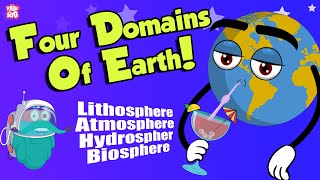 FOUR DOMAINS OF THE EARTH  Atmosphere  Lithosphere  Hydrosphere  Biosphere  Dr Binocs Show [upl. by Sulecram214]