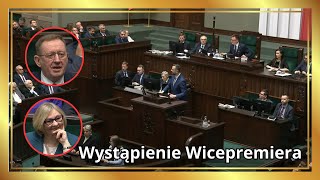 Wystąpienie Władysława KosiniakaKamysza w sprawie protestu rolników [upl. by Bruner395]