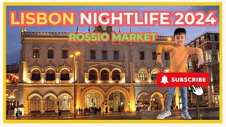 Lisbon Nightlife 2024 Unforgettable Nights at Rossio Night Market lisbonlife portugal lisboa😀 [upl. by Neri]