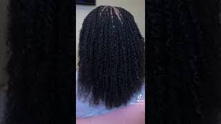 More micro twistmicro locs using exyhair this style took only 6hrs with hair provided braids [upl. by Eulau653]