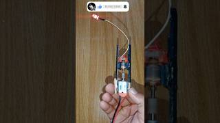 Use The ledas to the motor to light to RGB light 775 DC motor an light try to home shorts viral RR [upl. by Atinrehs]